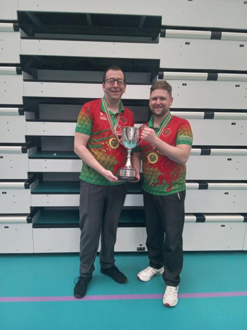 Andrew and John with their World Championship success